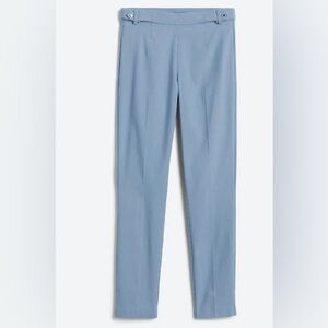 Violets & Roses Tinsley Mid Rise Slim Straight pants Color Blue Size 4 inseam 28